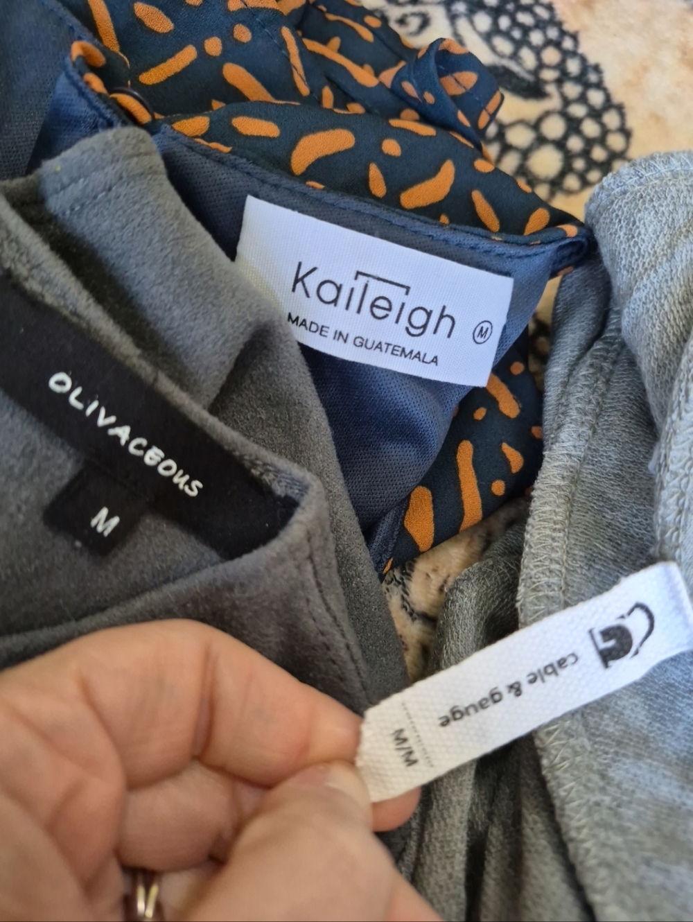 Women's Size Medium Dress Lot Olivaceous Kaileigh Cable & Gauge - Picture 2 of 10